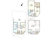 【愛知県/名古屋市千種区春里町】名古屋市千種区春里町2丁目 中古一戸建て 間取り図