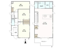 【愛知県/名古屋市千種区春岡通】名古屋市千種区春岡通5丁目 中古一戸建て 間取り図