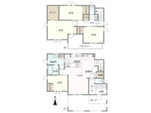 【愛知県/名古屋市千種区鹿子殿】名古屋市千種区鹿子殿 中古一戸建て 間取り図