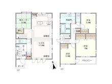 【愛知県/名古屋市千種区萱場】名古屋市千種区萱場2丁目 中古一戸建て 間取り図