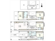 【京都府/京都市下京区綾西洞院町】京都市下京区綾西洞院町 中古一戸建て 間取り図
