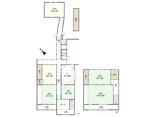 【京都府/京都市左京区松ケ崎桜木町】京都市左京区松ケ崎桜木町 中古一戸建て 間取り図