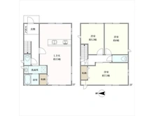 【京都府/長岡京市高台】長岡京市高台4丁目 中古一戸建て 間取り図