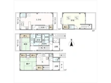 【京都府/京都市東山区今熊野池田町】京都市東山区今熊野池田町 中古一戸建て 間取り図