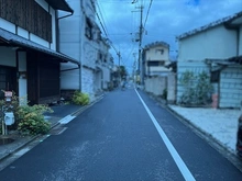 【京都府/京都市上京区上立売通浄福寺西入】京都市上京区上立売通浄福寺西入蛭子町 中古一戸建て 前面道路1（西向き）