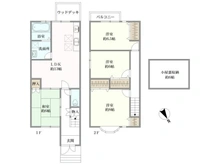 【京都府/京都市左京区浄土寺真如町】京都市左京区浄土寺真如町 中古一戸建て 間取り図