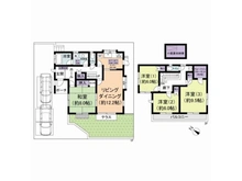 【千葉県/柏市しいの木台】柏市しいの木台5丁目中古戸建 間取り図