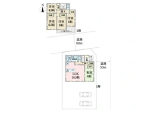 【千葉県/柏市大井】柏市大井 中古一戸建て 間取り図