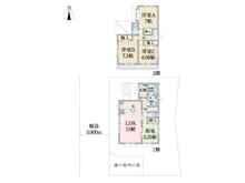 【千葉県/松戸市下矢切】松戸市下矢切 中古一戸建て 間取り図