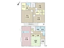 【千葉県/流山市宮園】流山市宮園3丁目 中古一戸建て 間取り図