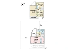 【千葉県/柏市高柳】柏市高柳 中古一戸建て 間取り図
