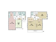 【千葉県/船橋市三山】船橋市三山二丁目　中古戸建 間取り図