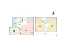 【神奈川県/相模原市南区上鶴間】相模原市南区上鶴間8丁目中古戸建 間取り図