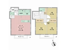 【東京都/町田市山崎】町田市山崎一丁目中古戸建 間取り図