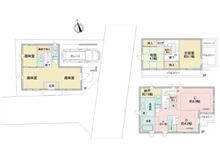 【東京都/目黒区碑文谷】目黒区碑文谷五丁目　戸建 間取り図