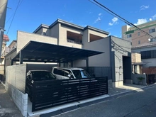 【埼玉県/蕨市塚越】蕨市塚越6丁目 中古一戸建て 外観：電動ゲート付き駐車場