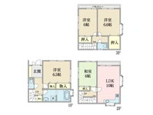 【神奈川県/川崎市高津区千年】川崎市高津区千年 中古一戸建て 間取り図