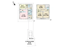 【神奈川県/川崎市高津区下野毛】川崎市高津区下野毛2丁目 中古一戸建て 間取り図