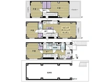 【東京都/新宿区西早稲田】新宿区西早稲田1丁目中古戸建 間取り図