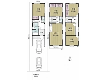 【大阪府/大阪市都島区御幸町】大阪市都島区御幸町一丁目　中古戸建 間取り図