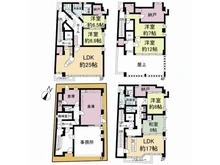 【大阪府/大阪市西区川口】大阪市西区川口三丁目中古戸建 間取り図