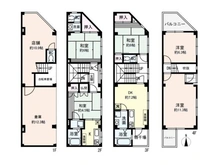 【大阪府/大阪市北区天神西町】大阪市北区天神西町 間取り図