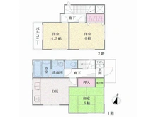 【東京都/大田区新蒲田】新蒲田2丁目一戸建て 間取り図