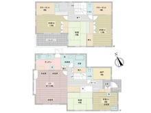 【東京都/府中市小柳町】府中市小柳町5丁目中古戸建 間取り図