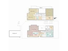 【神奈川県/横浜市青葉区青葉台】横浜市青葉区青葉台1丁目中古戸建 間取り図