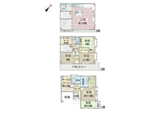 【千葉県/市川市原木】市川市原木3丁目 中古一戸建て 間取り図