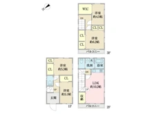 【埼玉県/朝霞市幸町】朝霞市幸町1丁目 中古一戸建て 間取り図