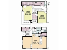 【兵庫県/神戸市灘区上河原通】神戸市灘区上河原通四丁目中古戸建 間取り図