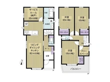 【東京都/足立区伊興】足立区伊興1丁目中古戸建 間取り図