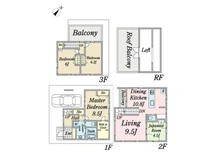 【東京都/江戸川区船堀】江戸川区船堀7丁目 中古一戸建て 間取り図