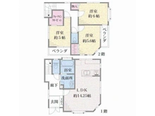 【神奈川県/川崎市川崎区中瀬】中瀬3丁目一戸建て 間取り図