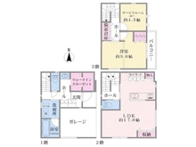 【神奈川県/横浜市鶴見区栄町通】栄町通2丁目一戸建て 間取り図