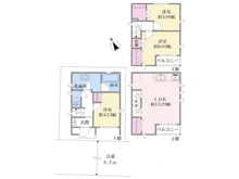【神奈川県/横浜市鶴見区矢向】矢向6丁目一戸建て 間取り図