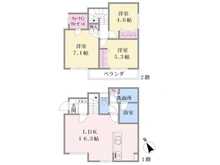【神奈川県/横浜市鶴見区北寺尾】北寺尾4丁目一戸建て 間取り図