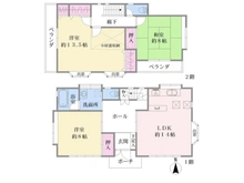 【神奈川県/横浜市鶴見区梶山】梶山1丁目一戸建て 間取り図