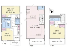 【東京都/大田区山王】山王1丁目一戸建て 間取り図