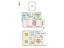 【東京都/中野区沼袋】中野区沼袋2丁目 中古一戸建て 間取り図