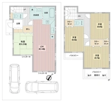 【埼玉県/さいたま市見沼区大字南中野】さいたま市見沼区大字南中野中古戸建 間取り図