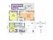【東京都/北区堀船】北区堀船3丁目中古戸建 間取り図