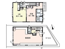 【京都府/京都市南区吉祥院西ノ茶屋町】京都市南区吉祥院西ノ茶屋町 間取り図
