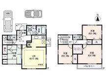 【京都府/京都市西京区御陵峰ケ堂】京都市西京区御陵峰ケ堂町二丁目 間取り図