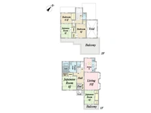 【千葉県/習志野市藤崎】習志野市藤崎7丁目 中古一戸建て 間取り図