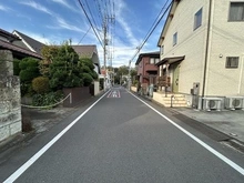 【埼玉県/所沢市緑町】所沢市緑町三丁目古屋付土地 前面道路写真