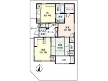 【埼玉県/所沢市大字上安松】所沢市上安松　戸建 間取り図