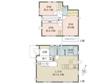 【東京都/町田市野津田町】東京都町田市野津田町 一戸建て 間取り図