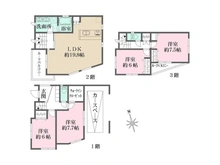 【東京都/中野区南台】東京都中野区南台4丁目 一戸建て 間取り図